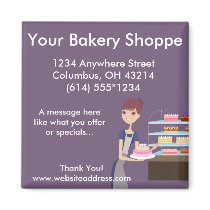 Bakery/Pastry Shop 4 Design magnets by mrssocolov2 Bakery/Pastry Shop 4 Design magnets