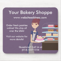 Bakery/Pastry Shop 4 Design Mouse Mat