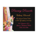 Bakery postcards desserts fun cute sweet colorful