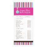 Bakery Price List Custom Rack Card