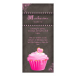 Bakery Rack Card Cupcake Pink Chocolate Brown