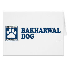 Bakharwal Dog Blue Card