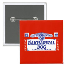 Bakharwal Dog Button
