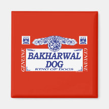 Bakharwal Dog Refrigerator Magnet