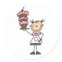 Baking A Cake Sticker