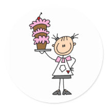 Baking A Cake Sticker