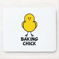Baking Chick Mouse Pad
