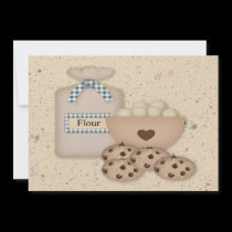 Baking Chocolate Chip  Cookie Swap Invitation invitations