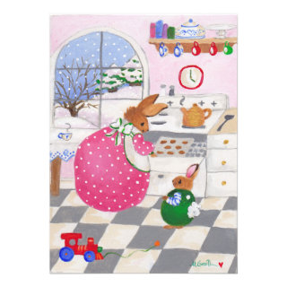 baking cookies invitation
