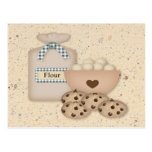 Baking Cookies Recipe Card Postcards