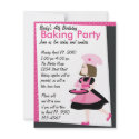 Baking Cutie invitation