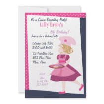 Baking Cutie Custom Invitation
