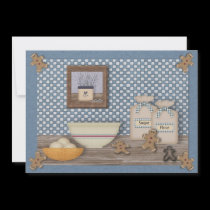 Baking Gingerbread Cookie Swap Invitation invitations