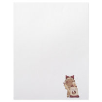baking gingerbread girl letterhead