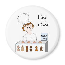 Baking magnets