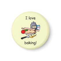Baking Refrigerator Magnet