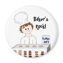 Baking magnets