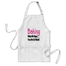 Baking Makes Me Happy Apron