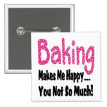 Baking Makes Me Happy buttons