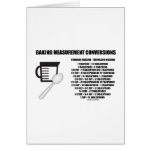 Baking Measurement Conversions (Measure) Cards