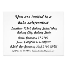 Baking Measurement Conversions (Measure) Personalized Invites