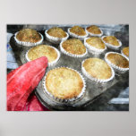 Baking Muffins or Cupcakes Poster