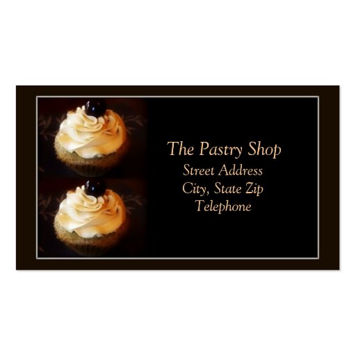 Baking/Pastry Shop Business Cards (front side)