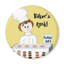Baking Time magnets