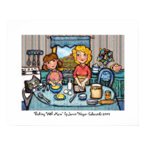 Baking With Mom by Jamie Wogan Edwards posters by jamiecreates1 Baking With Mom by Jamie Wogan Edwards posters
