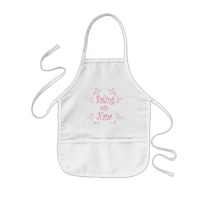 Baking with nana Kids apron by Giftopia
