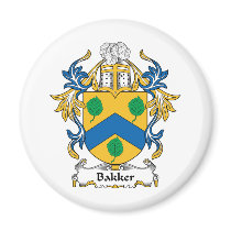 Bakker Family Crest Fridge Magnet