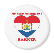 Bakker Fridge Magnets