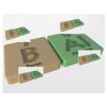 Bal as B Boron and Al Aluminium Letterhead