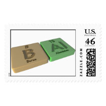 Bal as B Boron and Al Aluminium Stamp