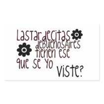 Balada para un Loco Rectangular Stickers