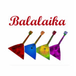 Balalaika Photo Sculpture
