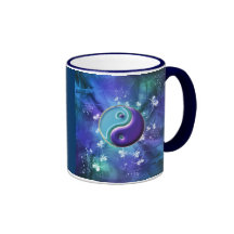 Balance and Unity in Blues and Greens Mug