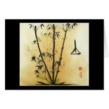 Balance Bamboo Greeting Card