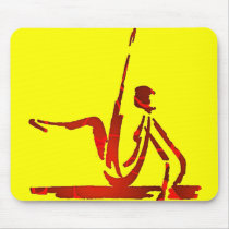 BALANCE BEAM ABSTRACT MOUSEPAD