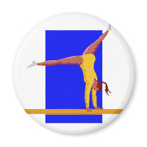 BALANCE BEAM REFRIGERATOR MAGNETS