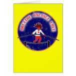 Balance Breath Love Red White Blue Card