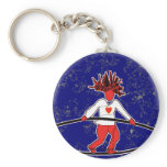 Balance Breath Love Red White Blue Keychains