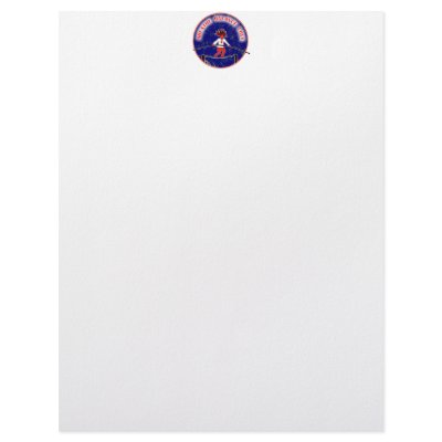 Balance Breath Love Red White Blue Custom Letterhead by thatwhichisgood