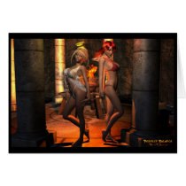 "Balance" Erotic Sexy Pinup any Occasion Cards