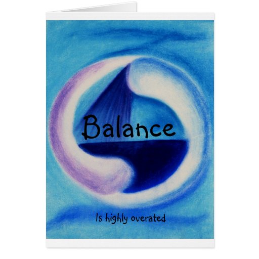 Balance Greeting Card