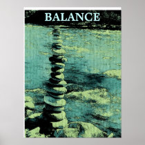 Balance is Everything - Pen & Ink Style Print