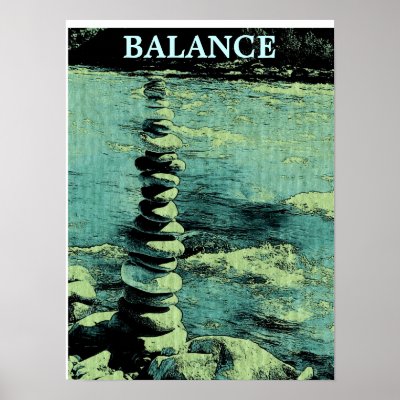 Balance is Everything - Pen & Ink Style Print by CountryCorner