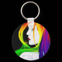 Balance - Rainbow keychain