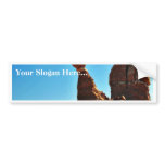 Balanced Stone At Arches National Park Bumper Sticker