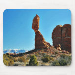Balanced Stone At Arches National Park Mouse Pad